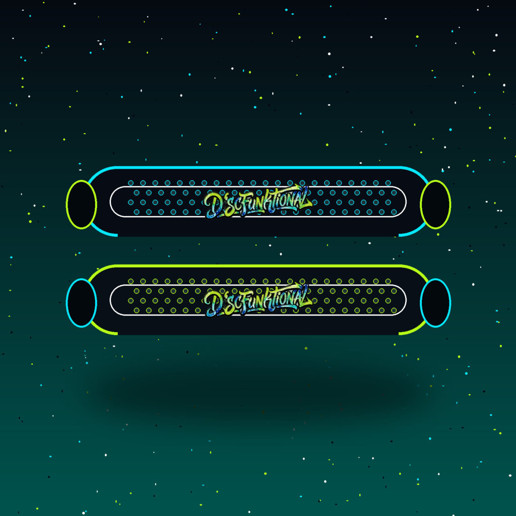 Custom DiscFunktional disc golf cart handle grips product image