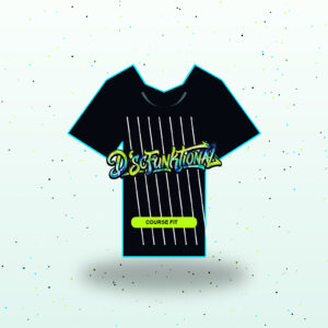 DiscFunktional Flight Line Tee disc golf apparel